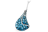 B187-59949: NECK 4.81 BLUE TOPAZ 4.94 TGW