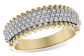 B188-53549: LDS DIA WED RG .50 TW