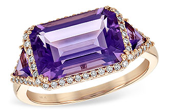 C190-29040: LDS RG 3.48 TW AMETHYST 3.70 TGW (12x8MM)