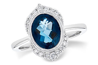 D273-08149: LDS RG 1.86 LONDON BLUE TOPAZ 2.00 TGW