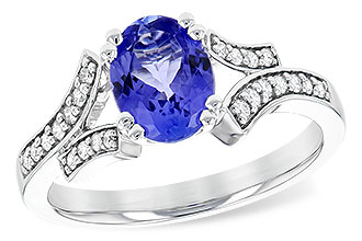 E190-34540: LDS RG 1.15 TANZANITE 1.30 TGW