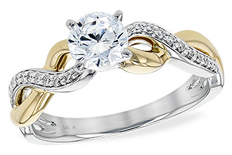 F186-71767: LDS SEMI DIA RG .09 TW