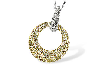 G189-39985: NECK 1.64 YELLOW DIAS 1.90 TW