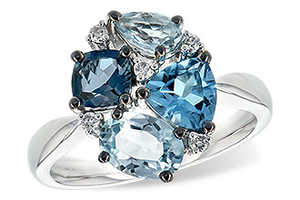 H189-38094: LDS RG 2.57 BLUE TOPAZ 2.65 TGW