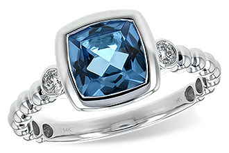 L189-39058: LDS RG 1.57 BLUE TOPAZ 1.65 TGW
