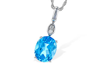 M190-35449: NECK 2.84 BLUE TOPAZ 2.87 TGW (10x8MM BT)