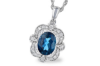 M273-07212: NECK 1.35 LONDON BLUE TOPAZ 1.50 TGW